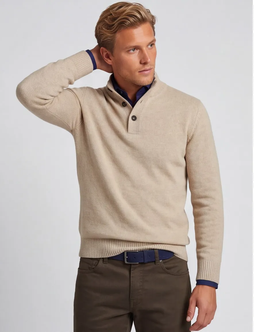 Trui Thomas Maine beige