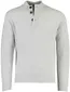 Thomas Maine grijze gemeleerde half zip trui