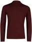 Thomas Maine trui merinowol bordeaux gemeleerd