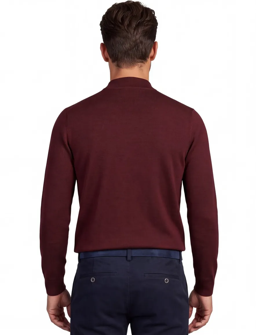 Trui Thomas Maine bordeaux