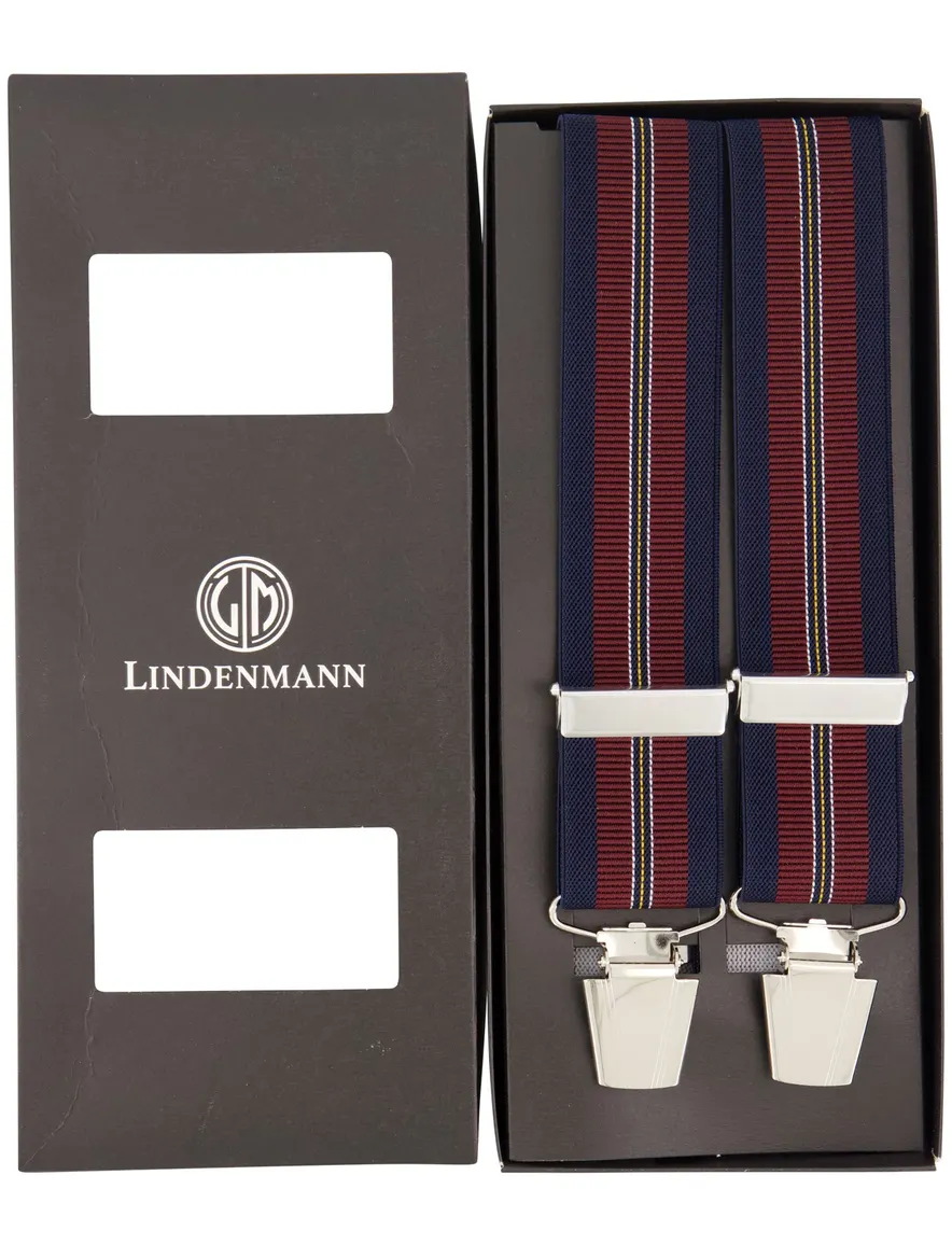Bretels Lindenmann donkerblauw Hosenträger STC LINDENMAN