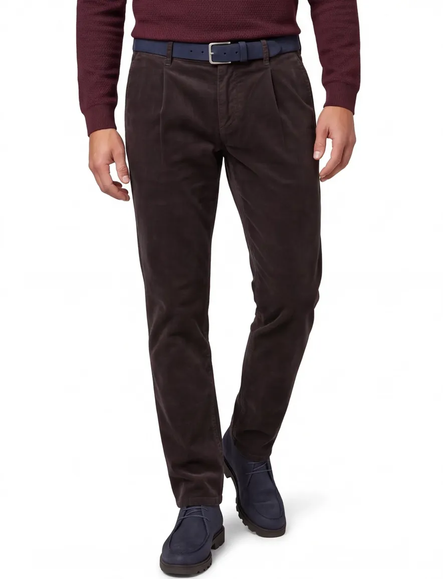 Broek North84 bruin Prestige Chino 212