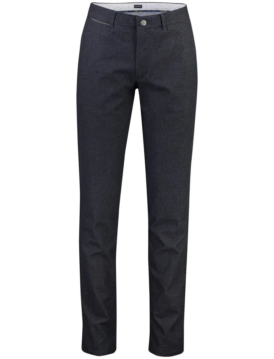 North84 chino antraciet gemeleerd