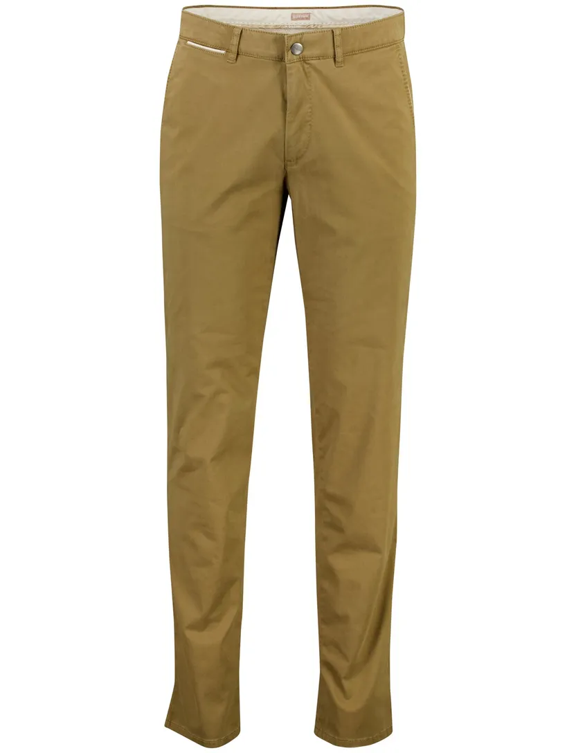 Broek North84 khaki normale fit