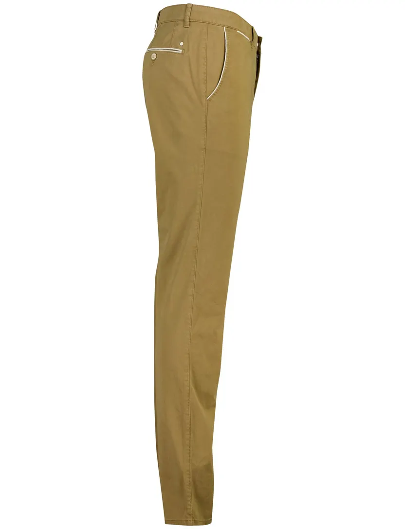 Broek North84 khaki normale fit