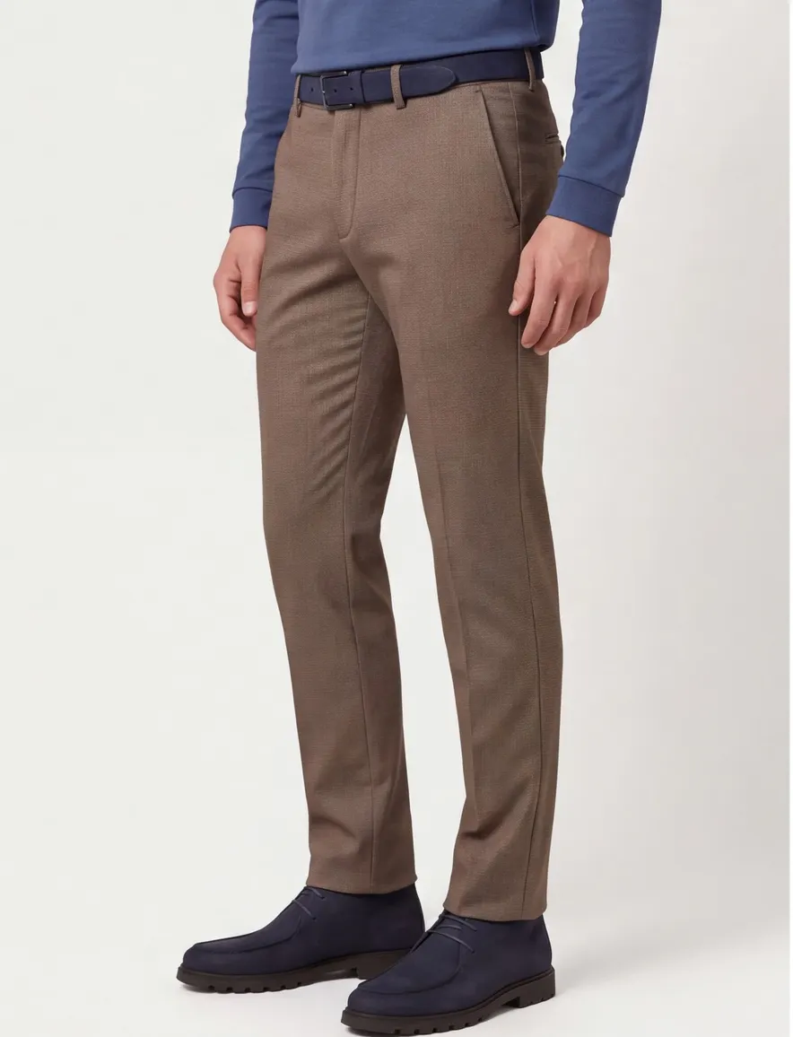Broek North84 beige Luxury Comfort Chino 254