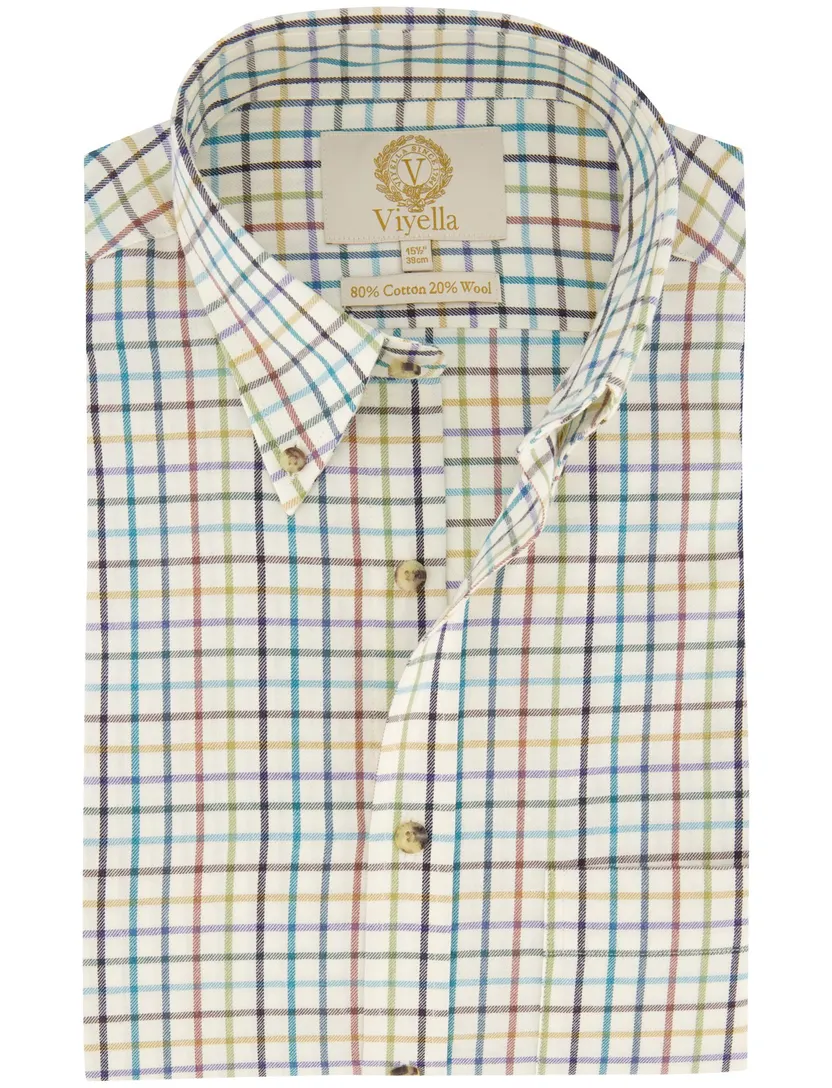 Overhemd Viyella creme