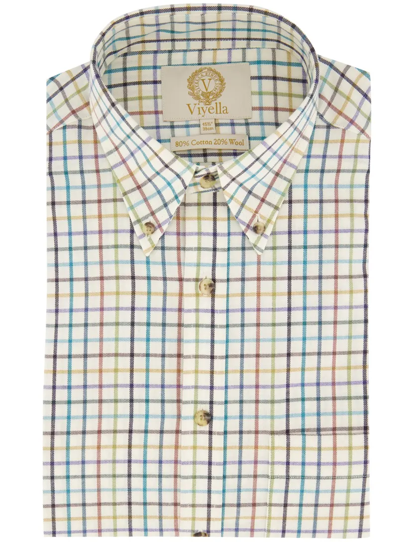Overhemd Viyella creme