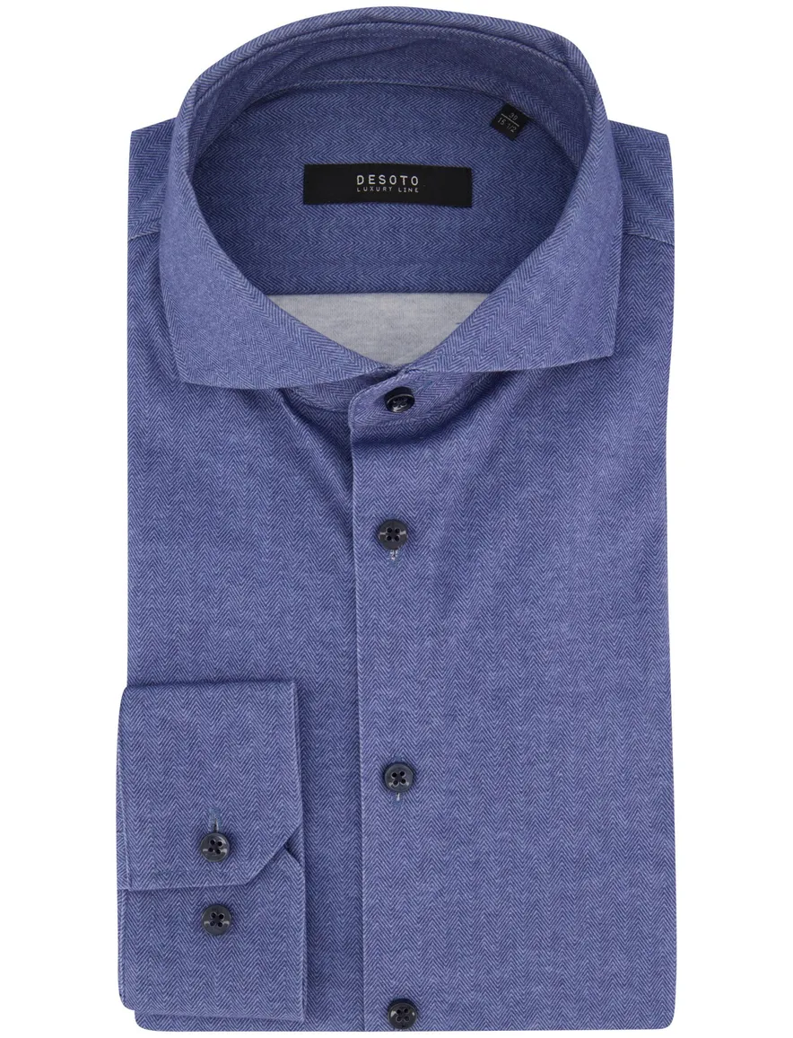 Overhemd Desoto blauw