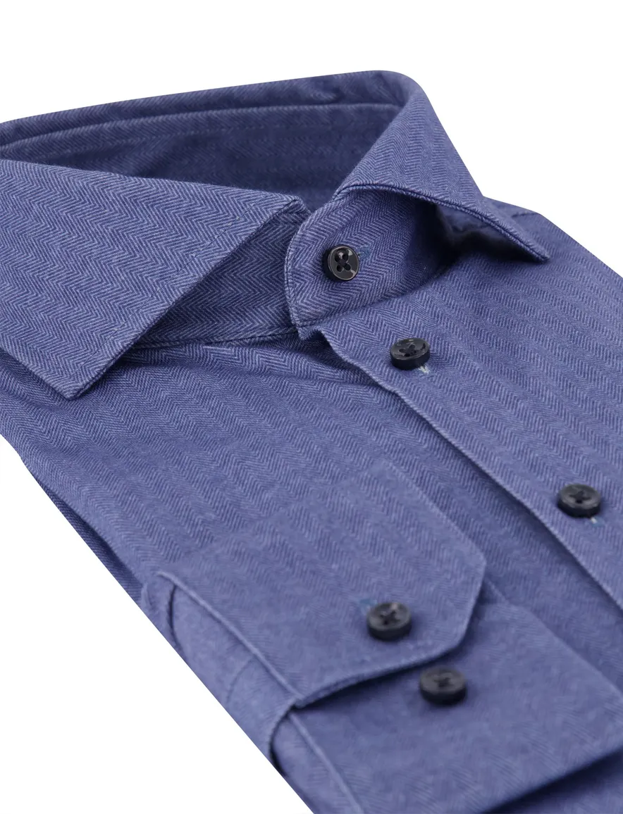Overhemd Desoto blauw