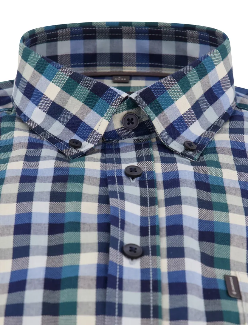Overhemden Casa Moda Casual Fit blauw