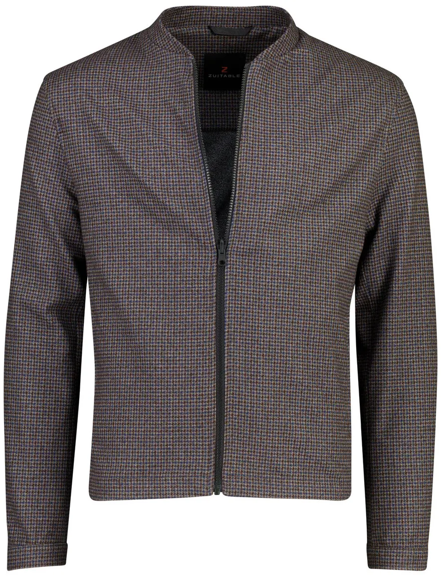 Zuitable vest bruin geprint outdoor