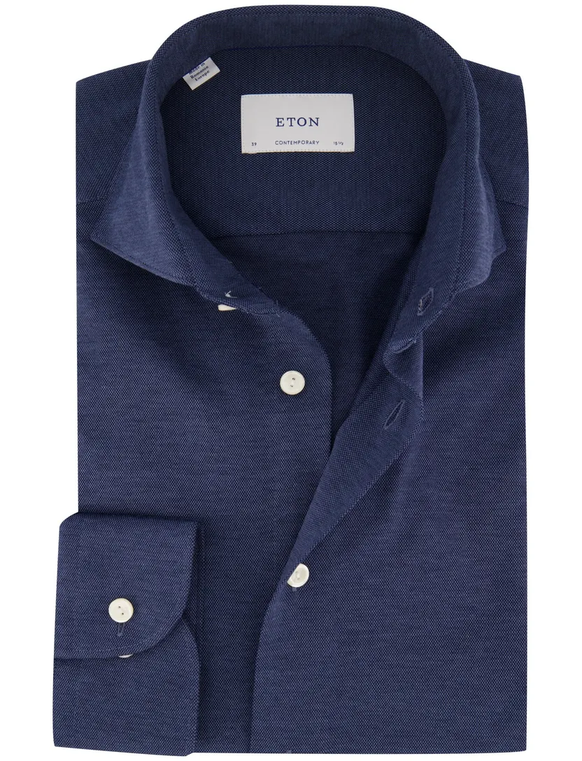 Overhemden Eton Contemporary Fit donkerblauw