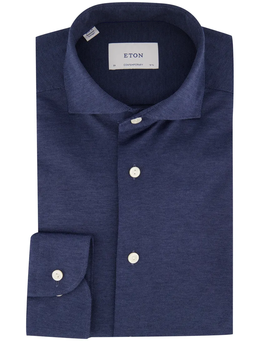 Overhemden Eton Contemporary Fit donkerblauw