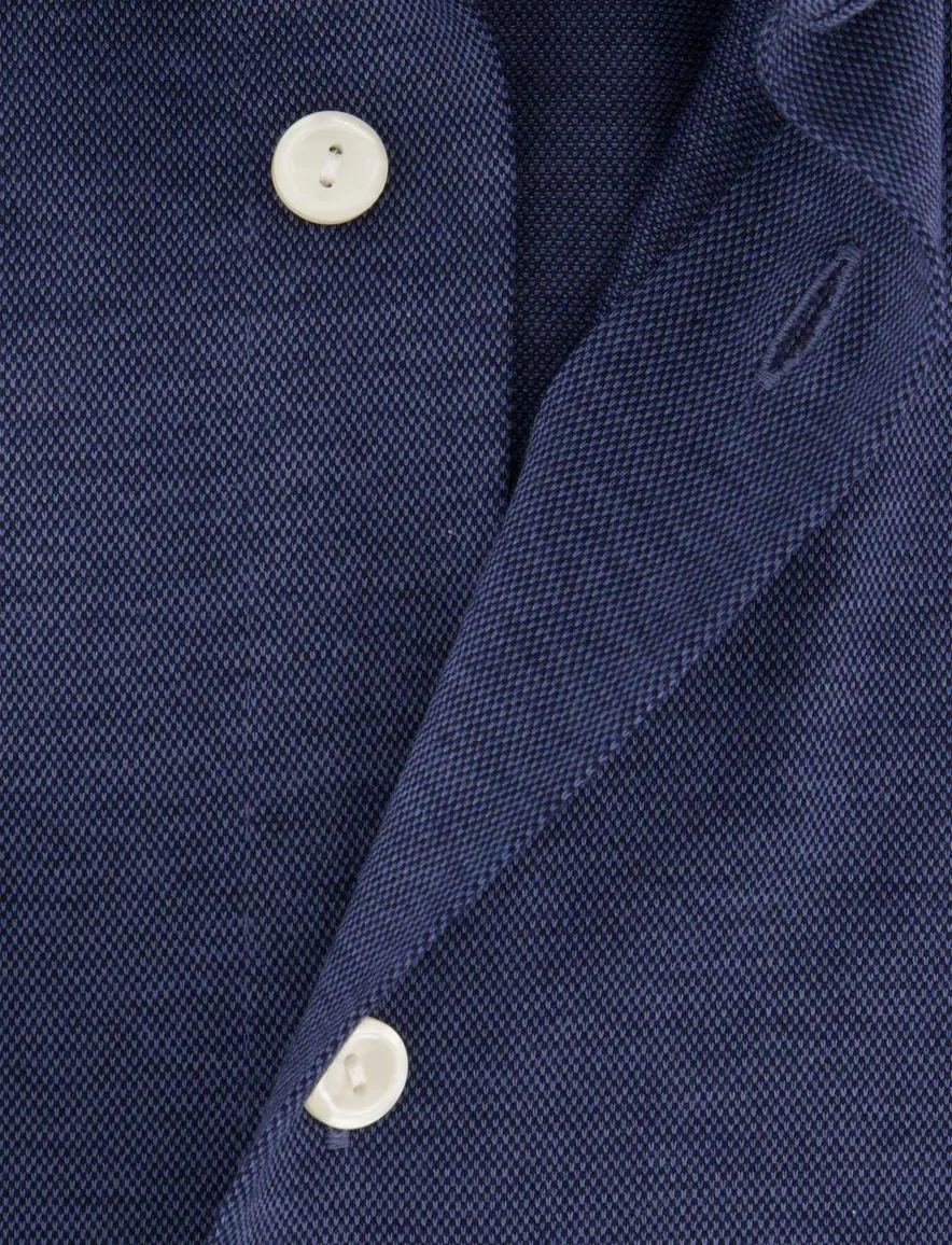 Overhemd Eton donkerblauw