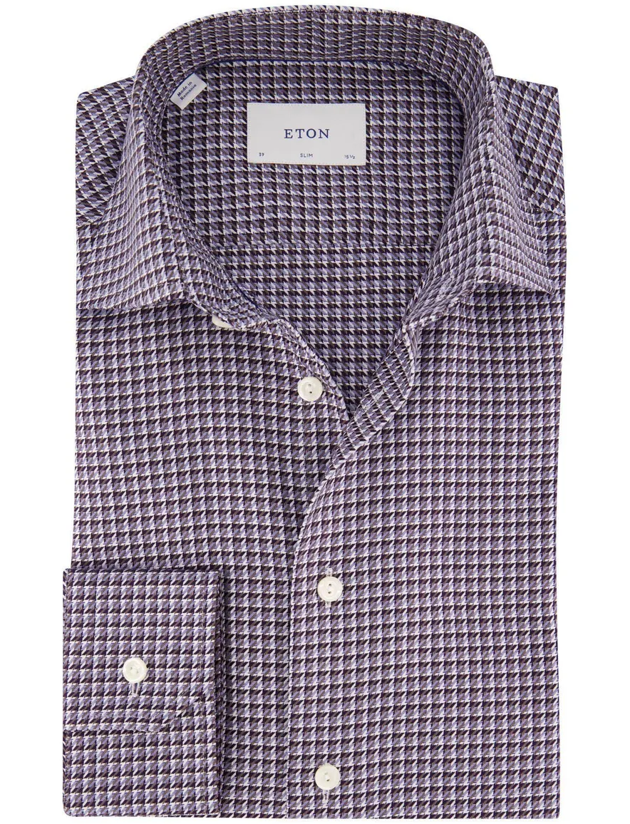 Overhemd Eton blauw