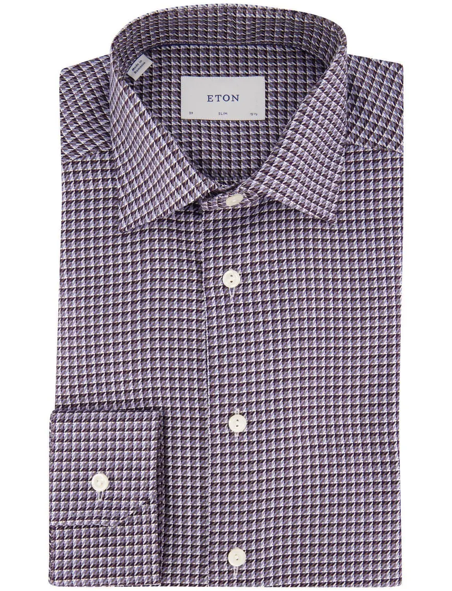 Overhemd Eton blauw