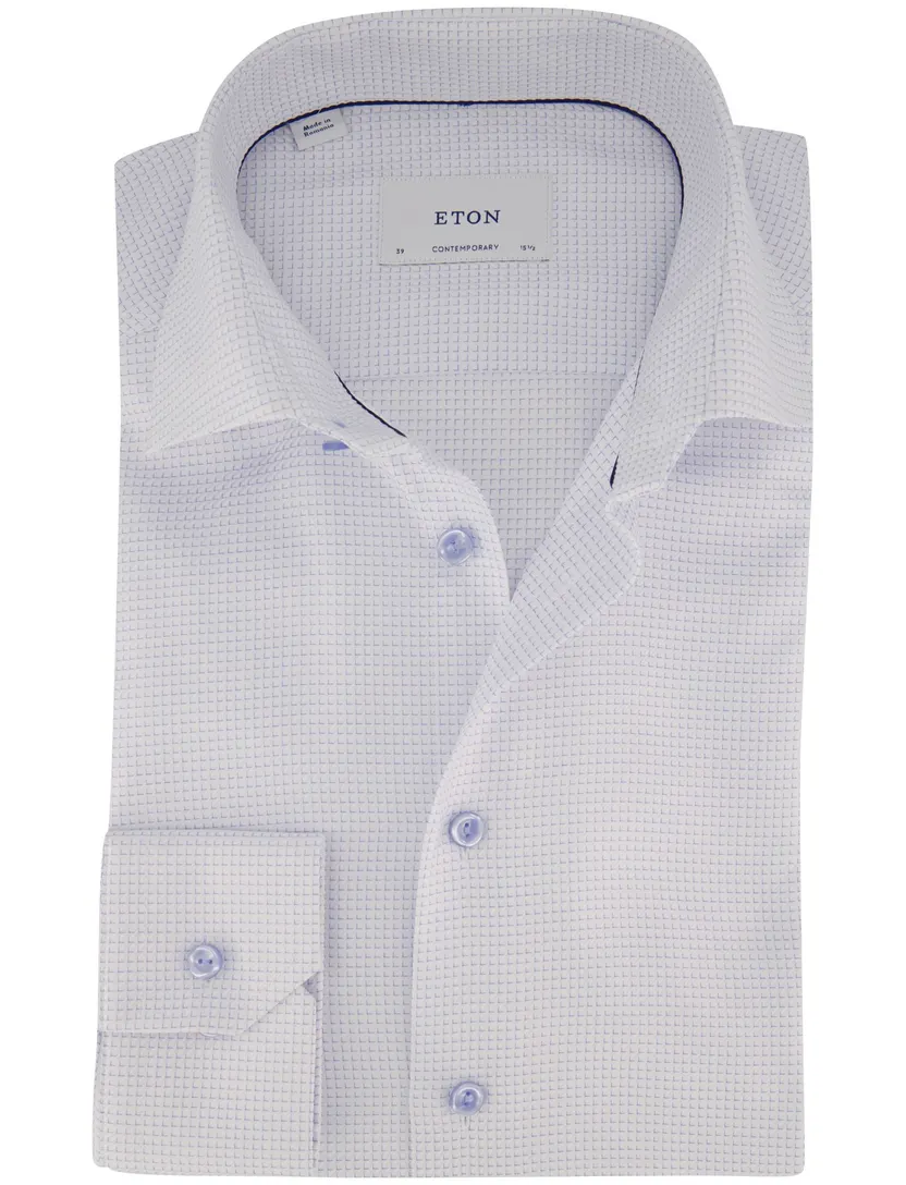Overhemd Eton Contemporary Fit lichtblauw
