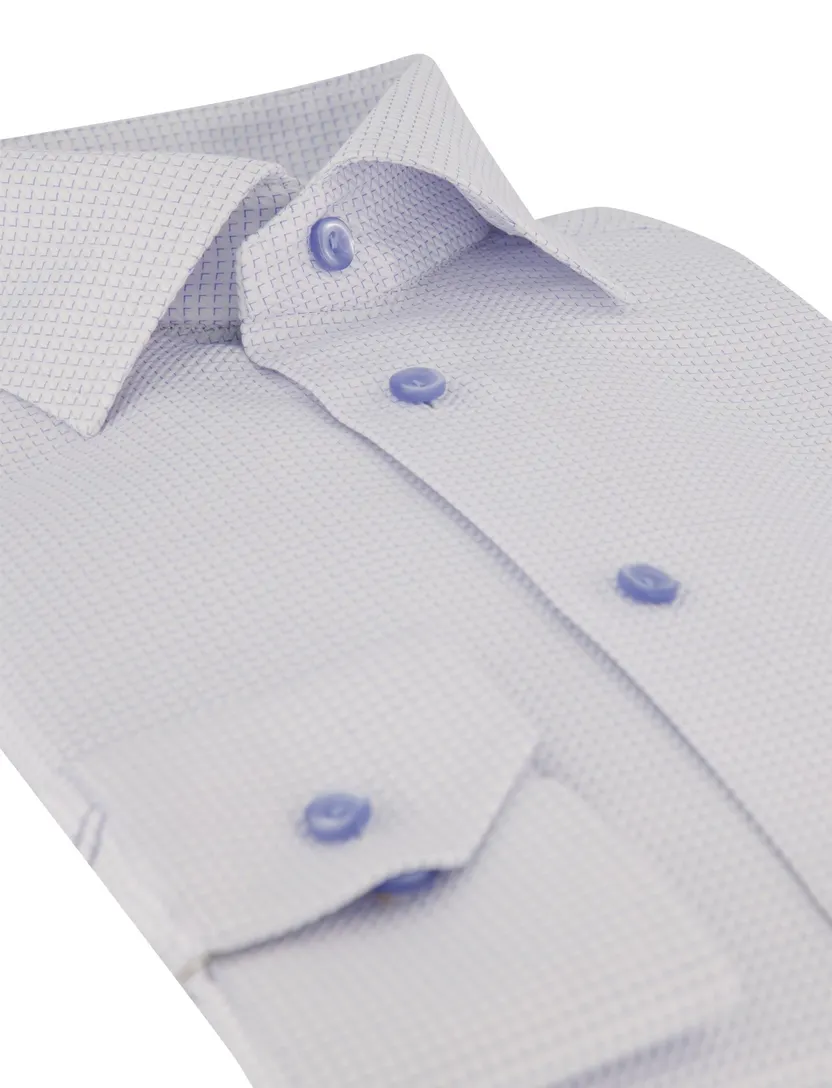 Overhemd Eton Contemporary Fit lichtblauw