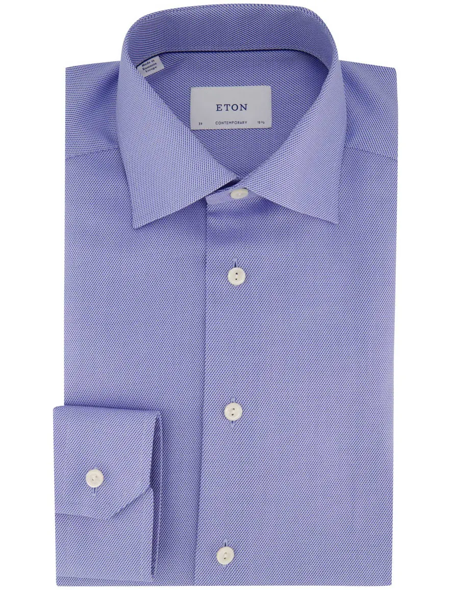 Overhemd Eton blauw