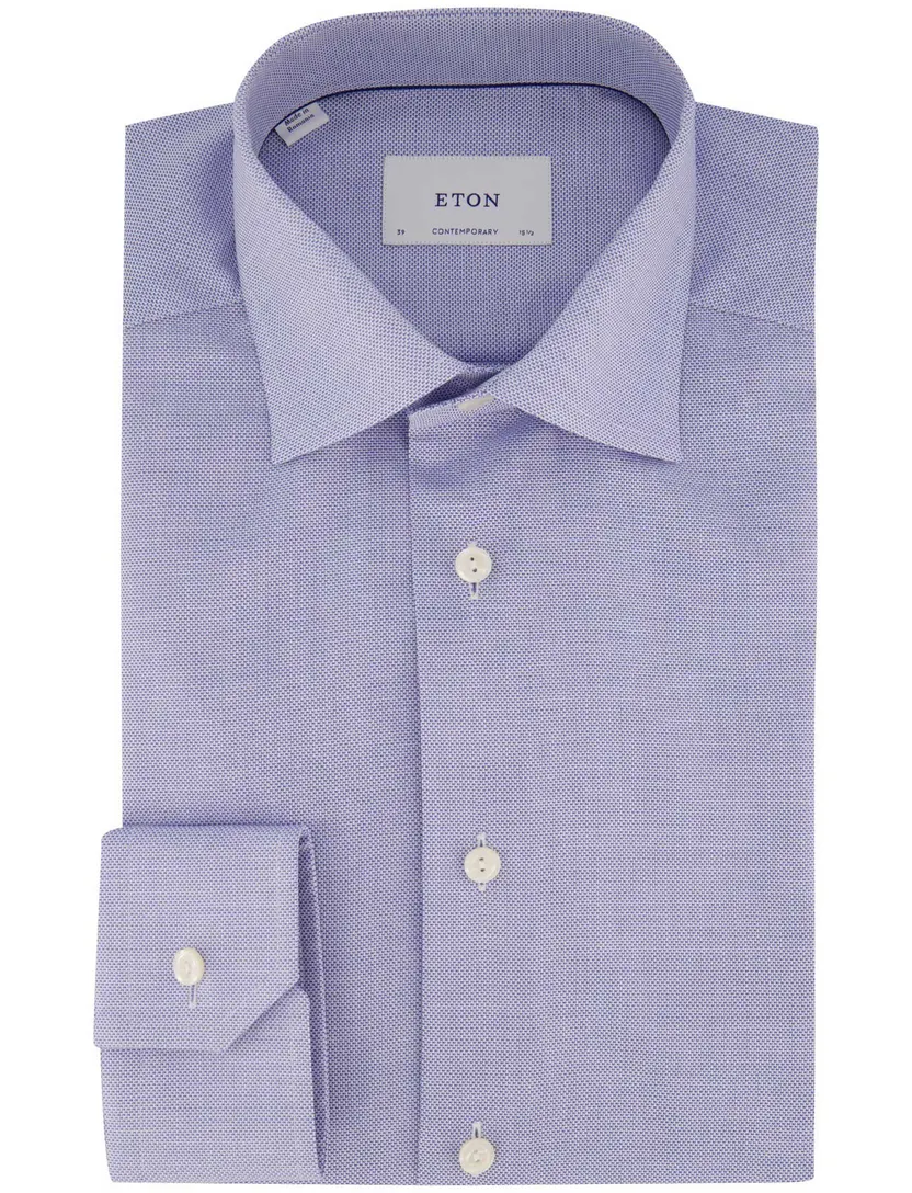 Overhemd Eton blauw