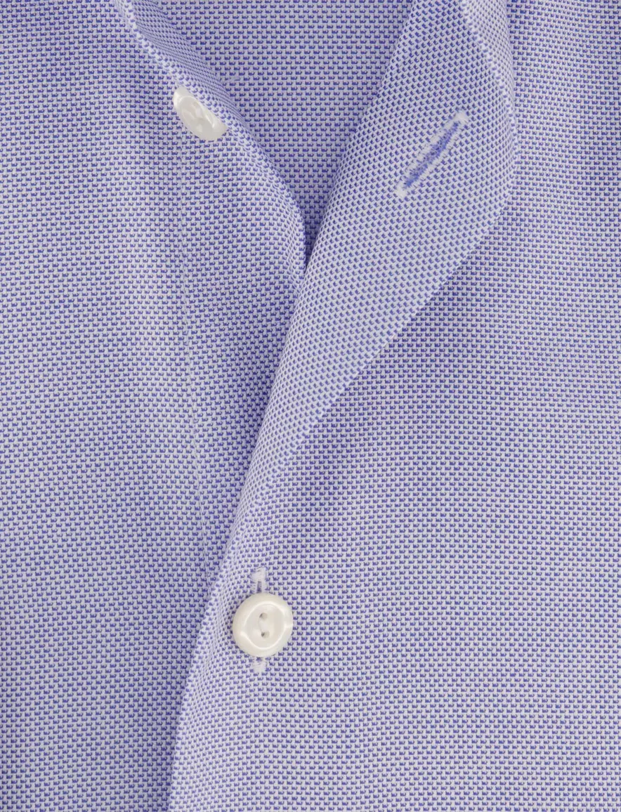 Eton Contemporary Fit overhemd blauw gemeleerd