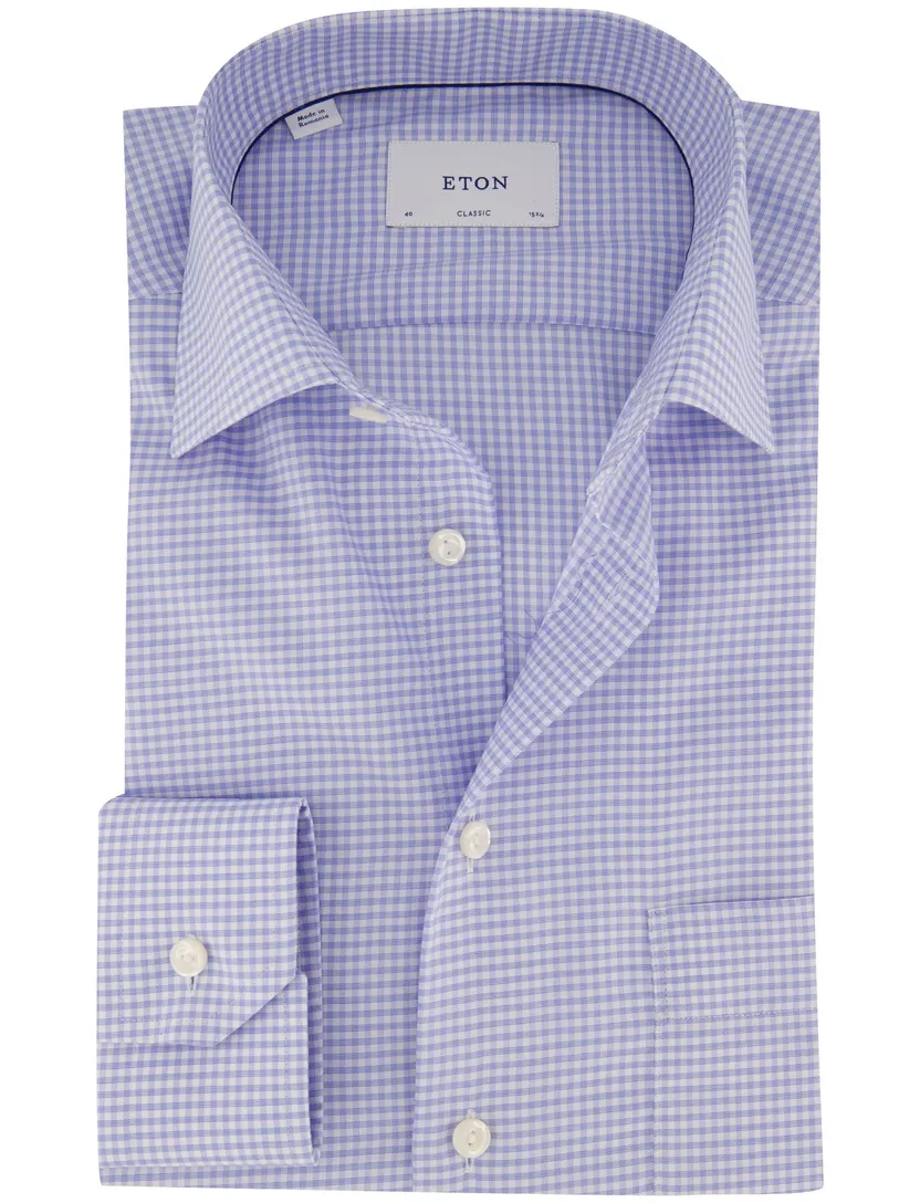 Overhemden Eton Classic Fit lichtblauw