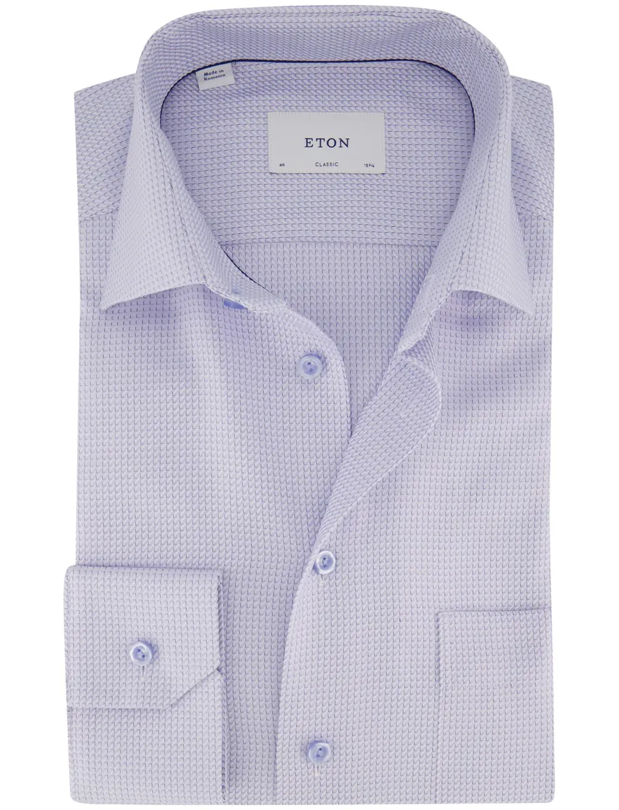 Overhemd Eton blauw