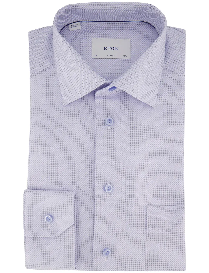 Overhemd Eton blauw
