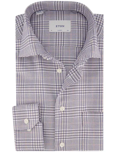 Eton Overhemd Eton blauw