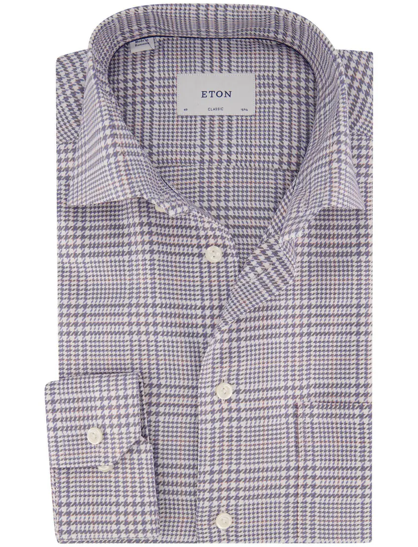 Overhemd Eton blauw