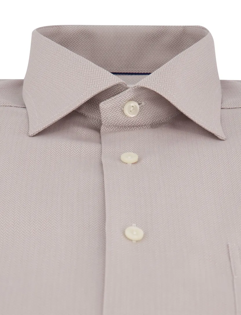 Overhemd Eton Classic Fit grijs