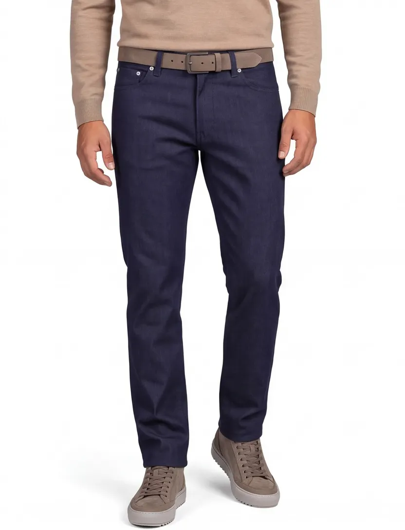 Broek Brax Chuck donkerblauw stretch