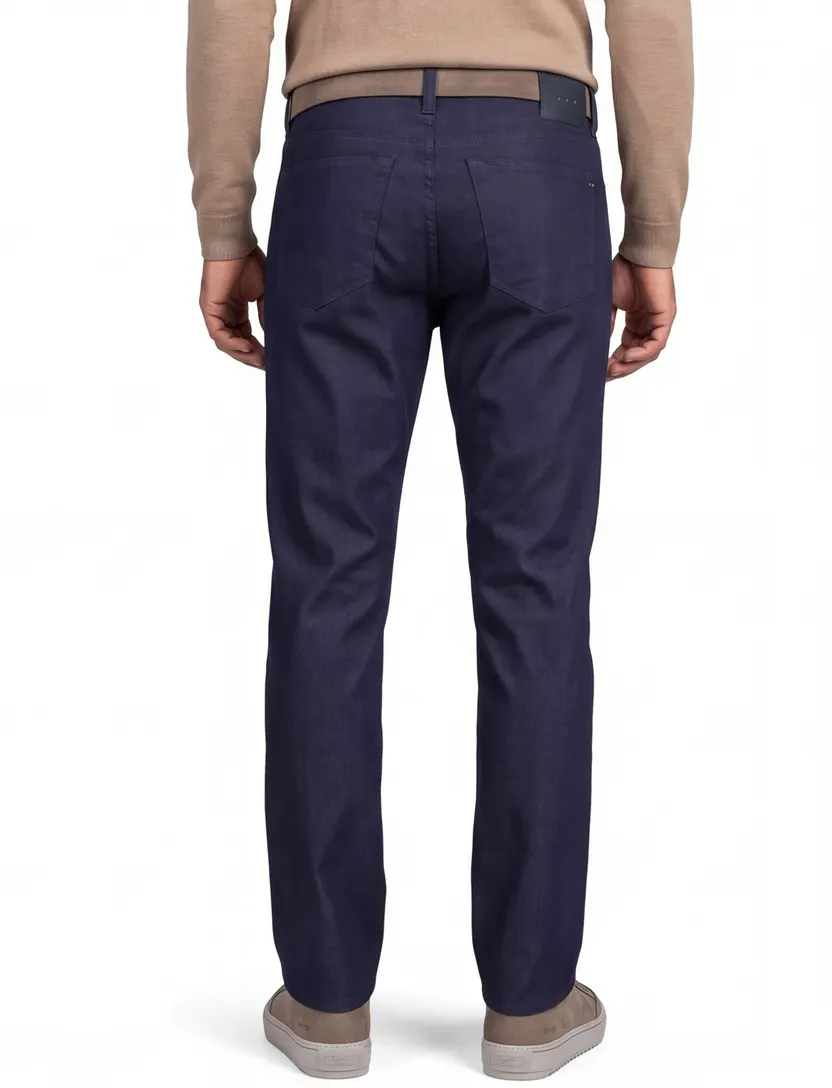Broek Brax Chuck donkerblauw stretch