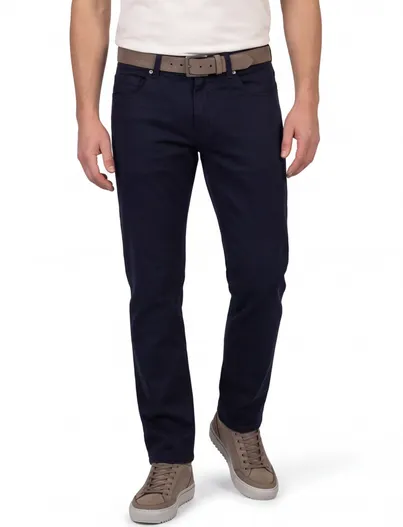 Pierre Cardin Pierre Cardin Lyon broek donkerblauw