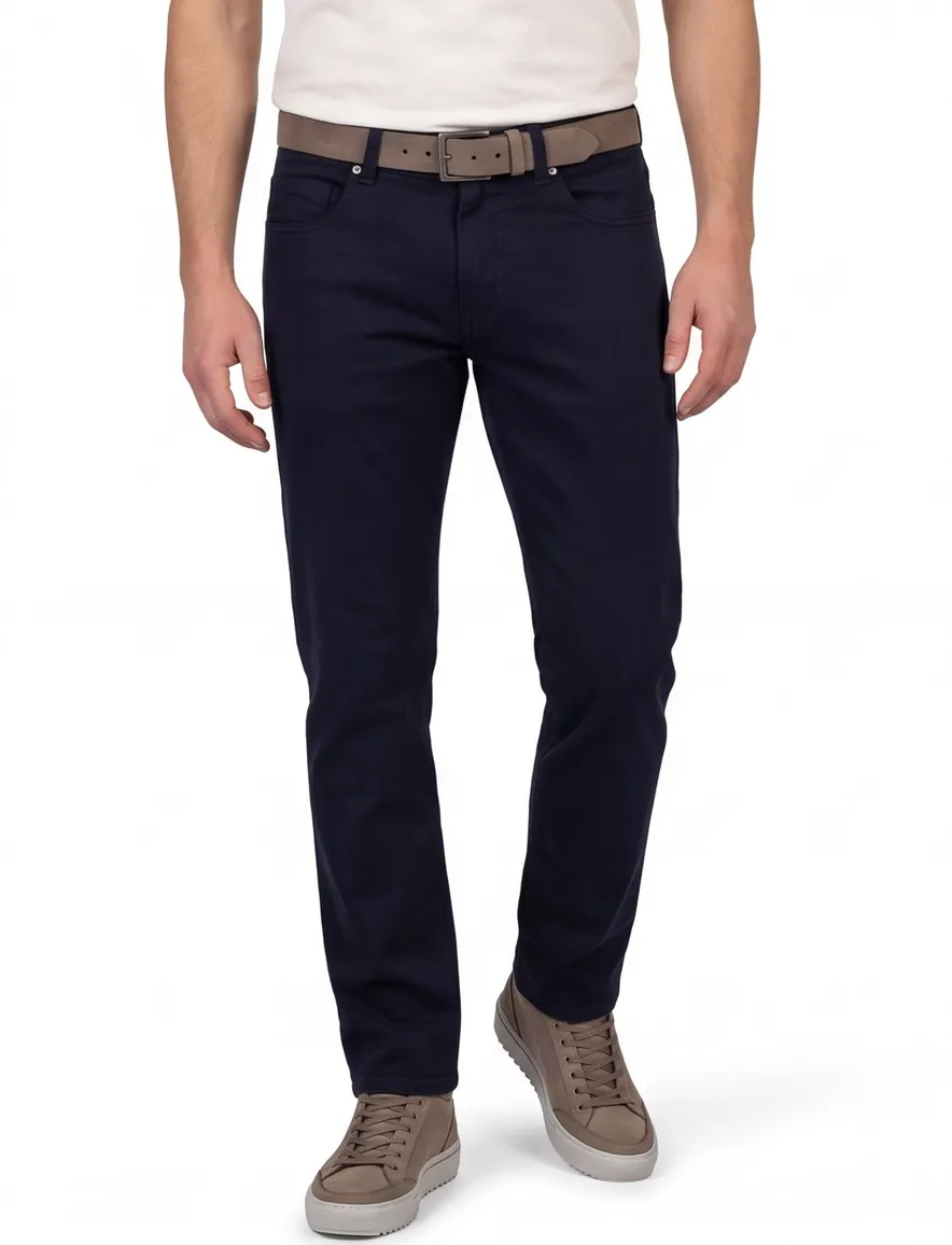 Pierre Cardin Lyon broek donkerblauw