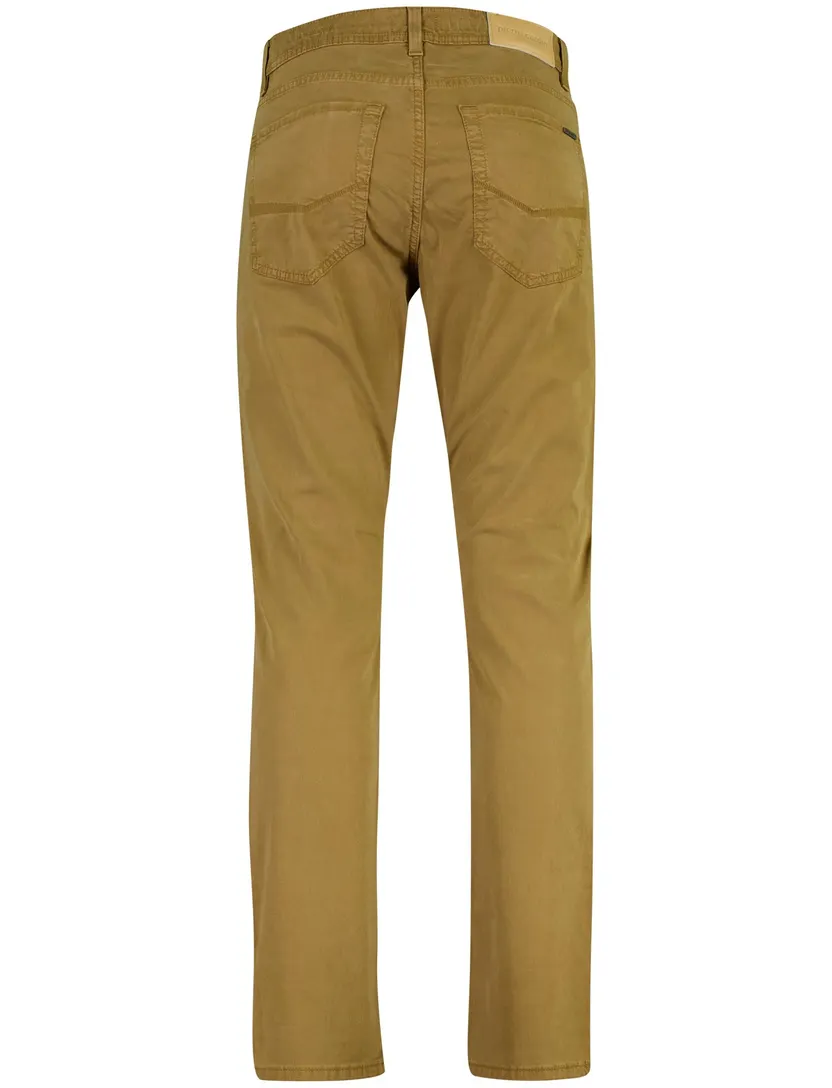 Broek Pierre Cardin Lyon bruin 5-pocket model