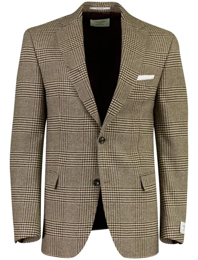 Carl Gross Carl Gross colbert bruin geprint viscose