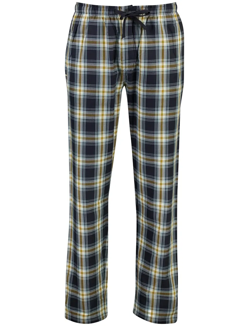 Pyjama Schiesser Mix+Relax camel geruit