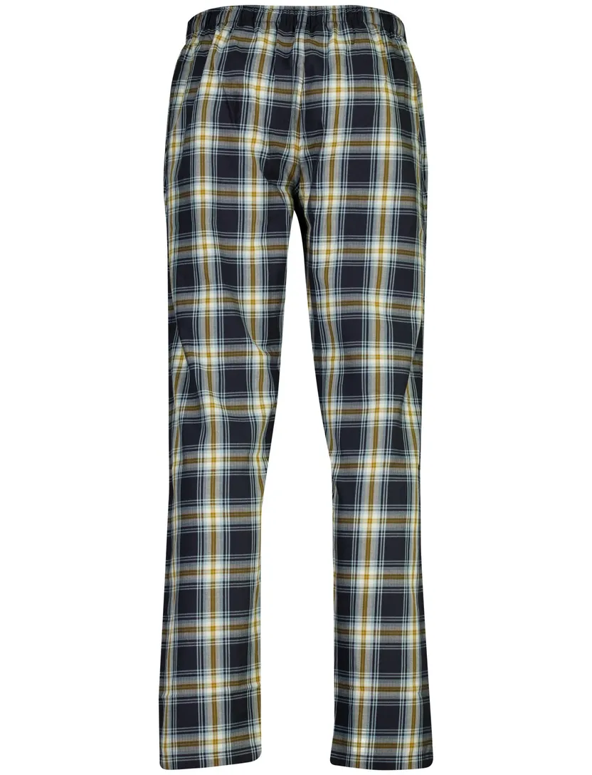 Pyjama Schiesser Mix+Relax camel geruit