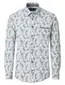 Overhemd Casa Moda Casual Fit zilver geprint