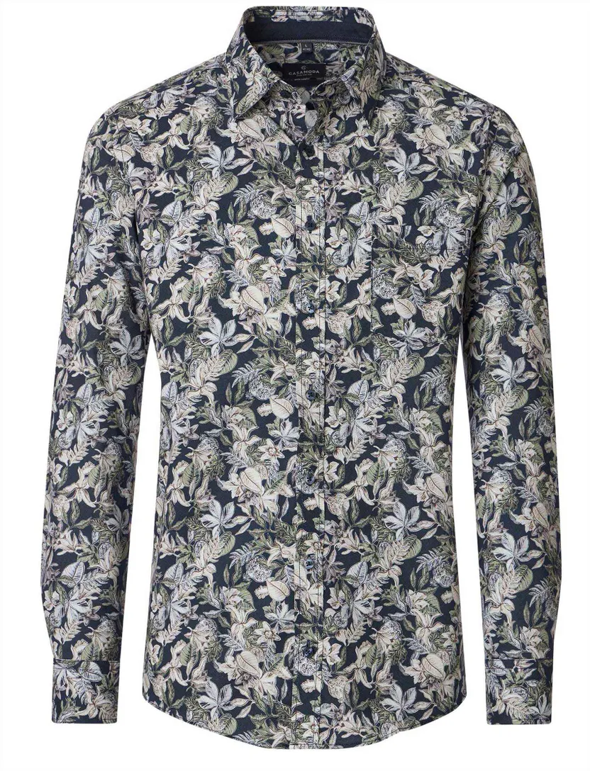 Overhemd Casa Moda Casual Fit groen