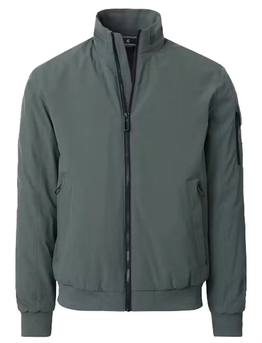 Casa Moda bomberjack groen effen