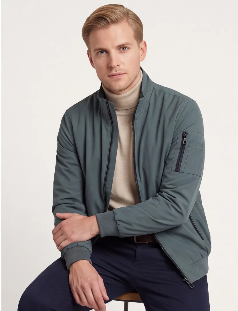 Bomberjack Casa Moda groen