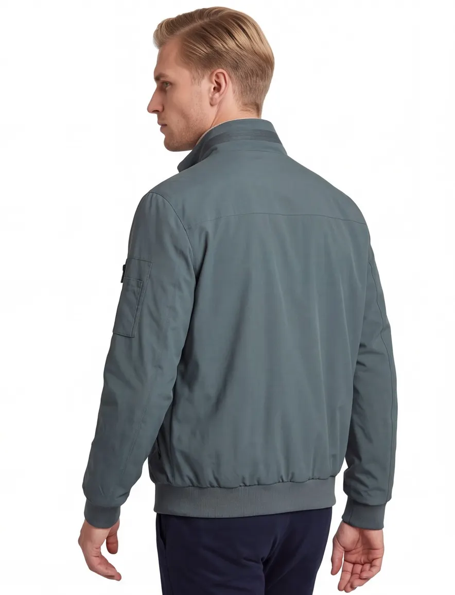 Casa Moda bomberjack groen effen