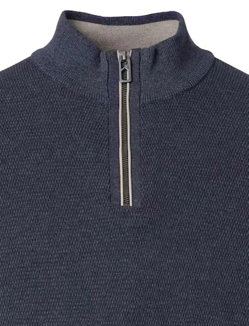 Trui Casa Moda donkerblauw gemeleerd