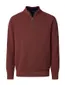 Casa Moda trui rood gemeleerd ronde hals