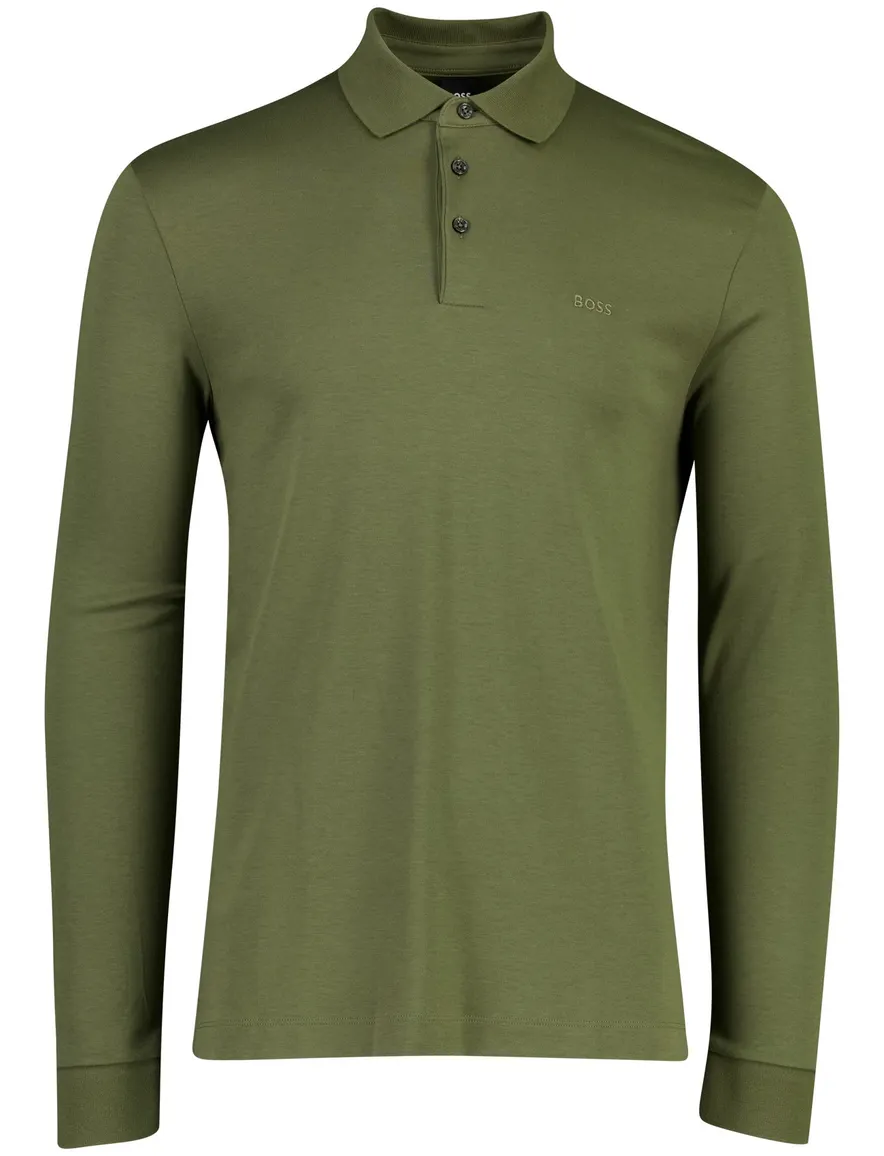 BOSS Black polo groen