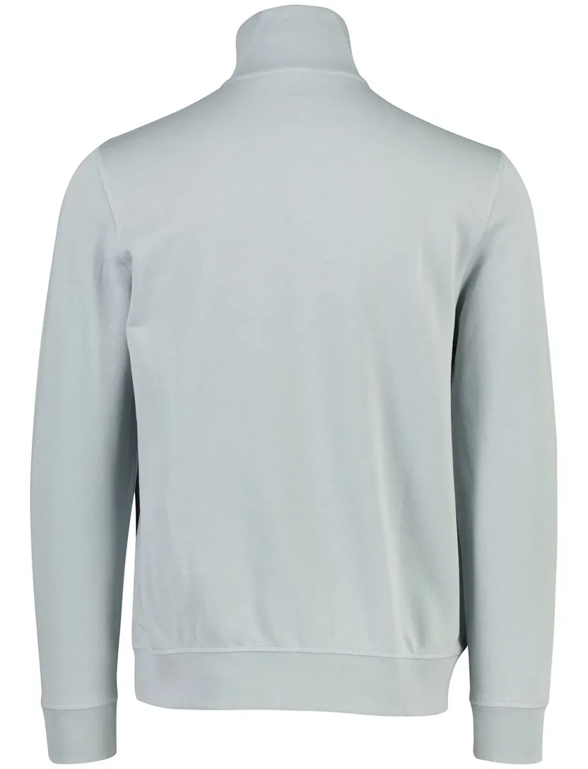 Trui BOSS Orange lichtblauw half zip