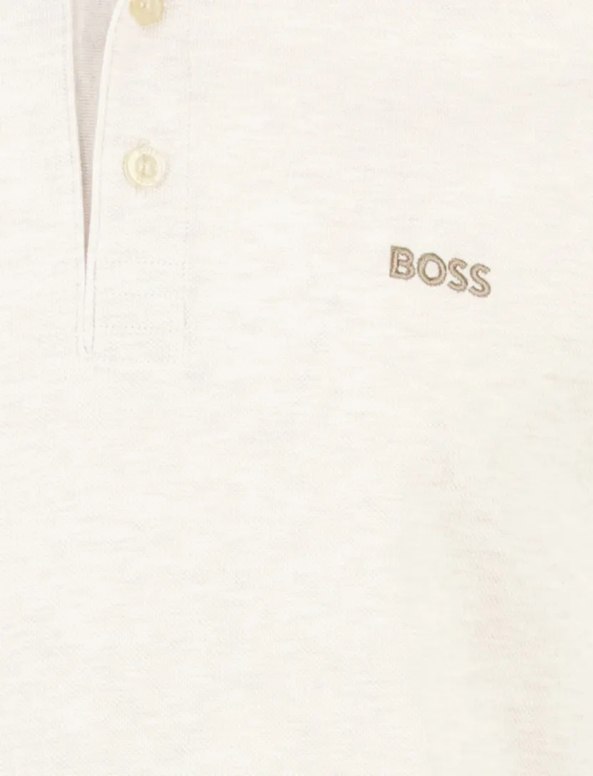 Poloshirt BOSS Green beige piqué